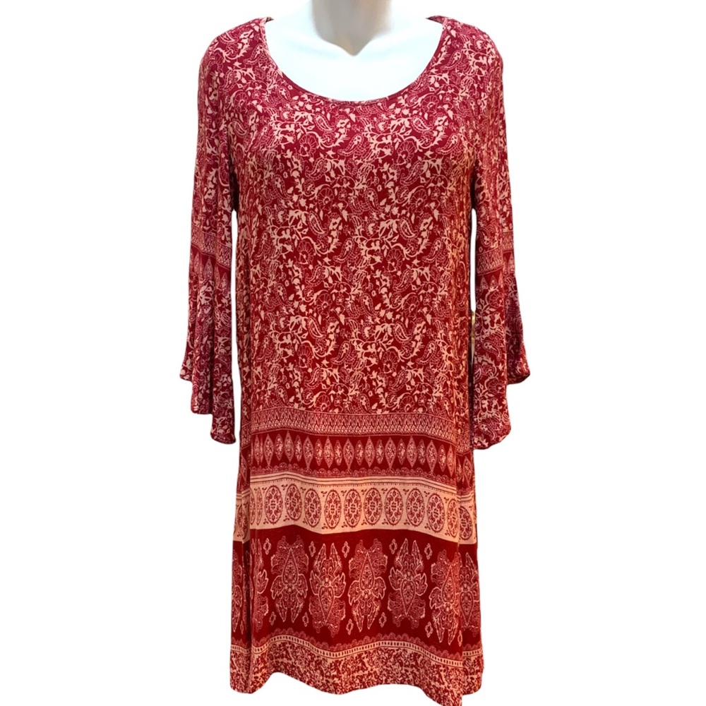 Boho Dress FRANCESCAS COLLECTION Long Sleeve